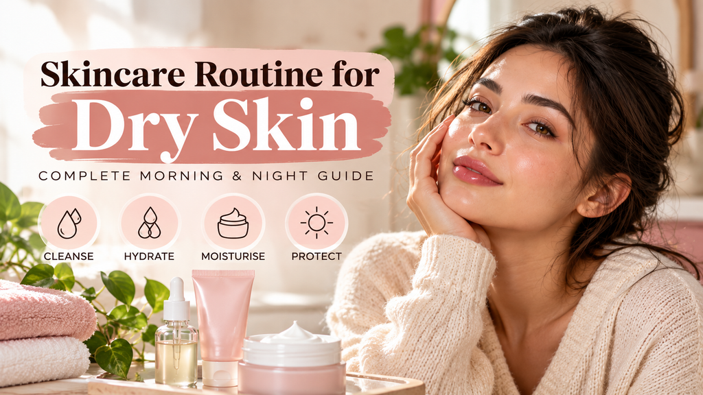 skincare routine for dry skin morninfg and night